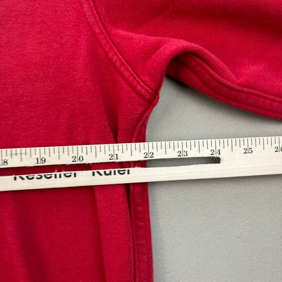 The North Face Hoodie Sweatshirt Adult Medium Red Never Stop Exploring Hiking - Picture 10 of 12